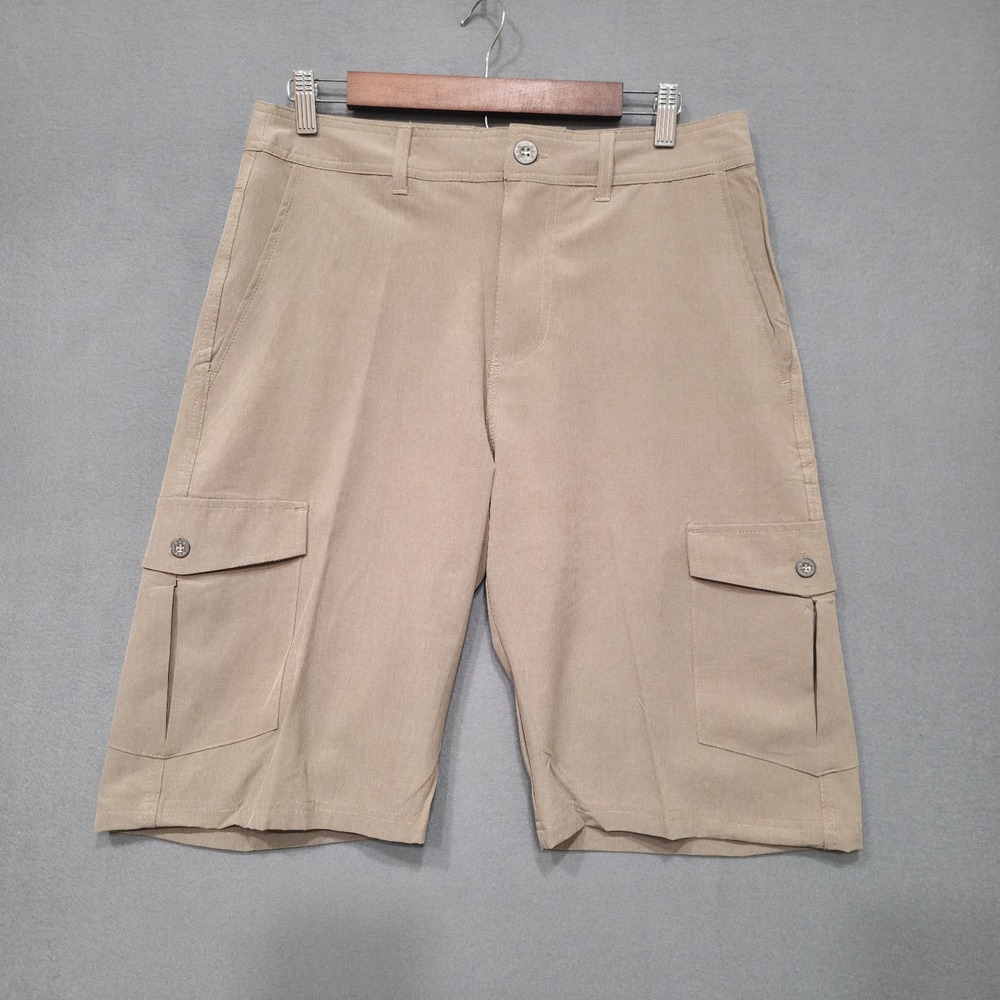 BKE Men's Hybrid Athletic‎ Fit Beige Shorts Size 30x24 NWOT